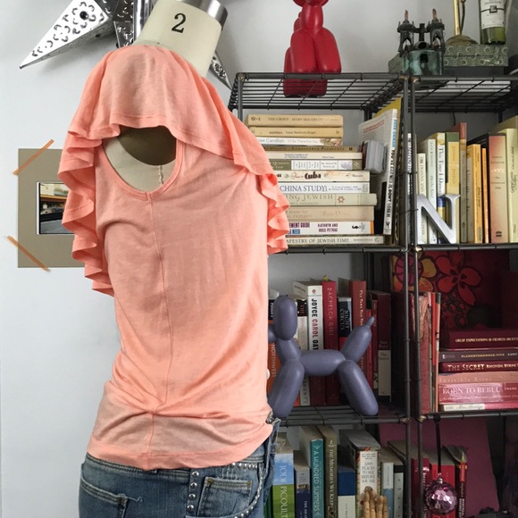 FCUK French Connection One Shoulder Ruffle Top Frill - Picture 4 of 9